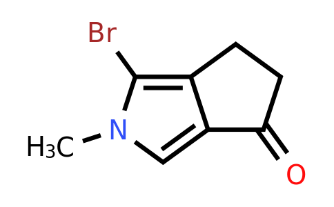 CAS 1555853-56-9 | 3-bromo-2-methyl-4,5-dihydrocyclopenta[c]pyrrol-6-one