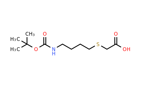 CAS 1555902-59-4 | 2-[(4-{[(tert-butoxy)carbonyl]amino}butyl)sulfanyl]acetic acid