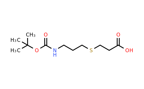 CAS 1555902-65-2 | 3-[(3-{[(tert-butoxy)carbonyl]amino}propyl)sulfanyl]propanoic acid