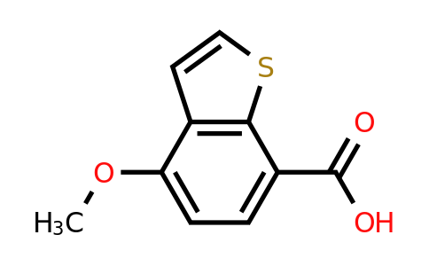 CAS 1555966-29-4 | 4-methoxy-1-benzothiophene-7-carboxylic acid