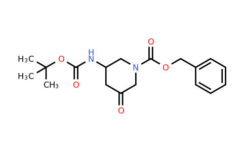 CAS 1556404-23-9 | benzyl 3-(tert-butoxycarbonylamino)-5-oxo-piperidine-1-carboxylate