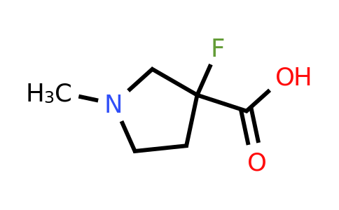 CAS 1556454-02-4 | 3-fluoro-1-methylpyrrolidine-3-carboxylic acid