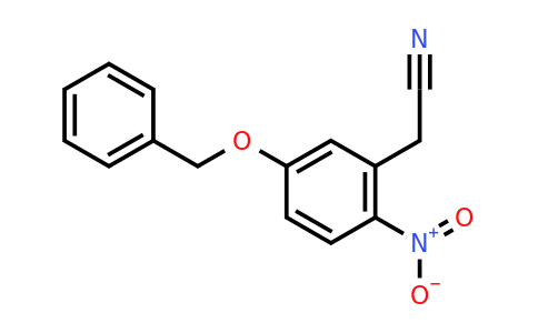CAS 15566-30-0 | (5-(Benzyloxy)-2-nitrophenyl)acetonitrile