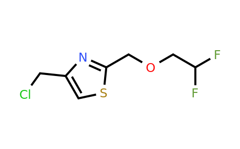 CAS 1556789-20-8 | 4-(chloromethyl)-2-[(2,2-difluoroethoxy)methyl]-1,3-thiazole