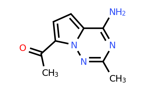 CAS 1557015-91-4 | 1-{4-amino-2-methylpyrrolo[2,1-f][1,2,4]triazin-7-yl}ethan-1-one