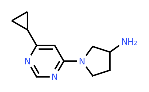 CAS 1557135-93-9 | 1-(6-Cyclopropylpyrimidin-4-yl)pyrrolidin-3-amine
