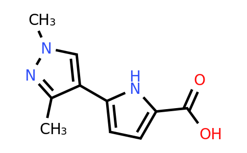 CAS 1557477-92-5 | 5-(1,3-Dimethyl-1H-pyrazol-4-yl)-1H-pyrrole-2-carboxylic acid