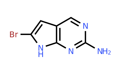 CAS 1557521-99-9 | 6-bromo-7H-pyrrolo[2,3-d]pyrimidin-2-amine