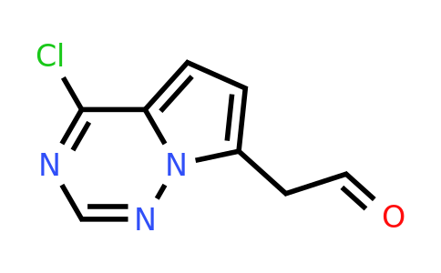 CAS 1557547-03-1 | 2-{4-chloropyrrolo[2,1-f][1,2,4]triazin-7-yl}acetaldehyde