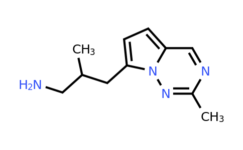 CAS 1557587-56-0 | 2-methyl-3-{2-methylpyrrolo[2,1-f][1,2,4]triazin-7-yl}propan-1-amine
