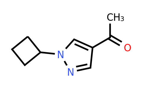 CAS 1557884-85-1 | 1-(1-Cyclobutyl-1H-pyrazol-4-yl)ethan-1-one