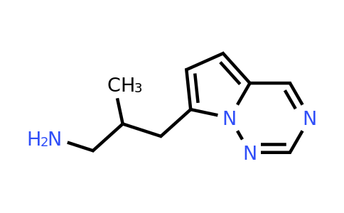 CAS 1557915-05-5 | 2-methyl-3-{pyrrolo[2,1-f][1,2,4]triazin-7-yl}propan-1-amine