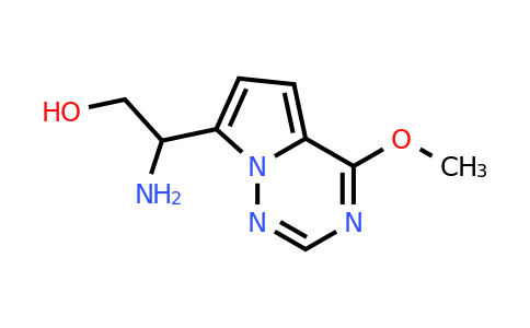 CAS 1557966-30-9 | 2-amino-2-{4-methoxypyrrolo[2,1-f][1,2,4]triazin-7-yl}ethan-1-ol