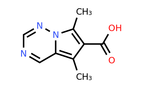 CAS 1558139-94-8 | 5,7-dimethylpyrrolo[2,1-f][1,2,4]triazine-6-carboxylic acid