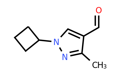 CAS 1558215-65-8 | 1-cyclobutyl-3-methyl-1H-pyrazole-4-carbaldehyde