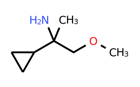 CAS 1558338-50-3 | 2-cyclopropyl-1-methoxypropan-2-amine