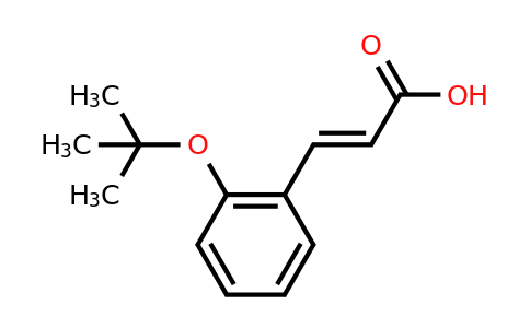 CAS 155904-22-6 | (3E)-3-(2-Tert-butoxy-phenyl)-acrylic acid