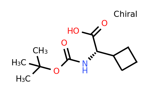 CAS 155905-77-4 | (s)-2-((tert-butoxycarbonyl)amino)-2-cyclobutylacetic acid