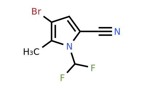 CAS 1559064-11-7 | 4-Bromo-1-(difluoromethyl)-5-methyl-1H-pyrrole-2-carbonitrile