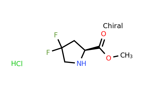 CAS 156046-05-8 | (S)-methyl 4,4-difluoropyrrolidine-2-carboxylate hydrochloride