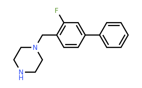 CAS 1560837-36-6 | 1-((3-Fluoro-[1,1'-biphenyl]-4-yl)methyl)piperazine