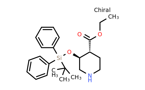 CAS 1561772-44-8 | ethyl trans-3-[tert-butyl(diphenyl)silyl]oxypiperidine-4-carboxylate