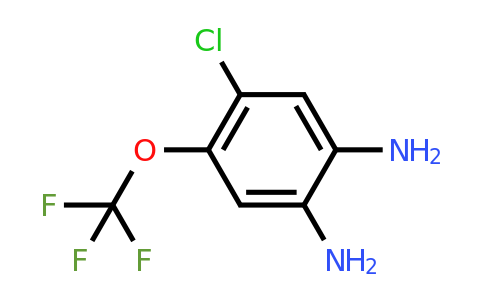 CAS 156425-08-0 | 4-Chloro-5-(trifluoromethoxy)benzene-1,2-diamine