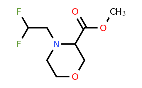 CAS 1564653-76-4 | methyl 4-(2,2-difluoroethyl)morpholine-3-carboxylate