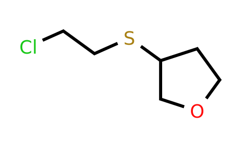 CAS 1564673-69-3 | 3-[(2-chloroethyl)sulfanyl]oxolane