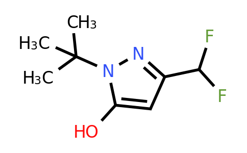 CAS 1564723-92-7 | 1-tert-Butyl-3-(difluoromethyl)-1H-pyrazol-5-ol