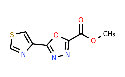 CAS 1564790-64-2 | Methyl 5-(thiazol-4-yl)-1,3,4-oxadiazole-2-carboxylate