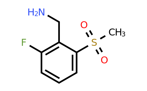CAS 1564824-85-6 | 2-Fluoro-6-methanesulfonyl-benzylamine