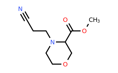CAS 1564865-13-9 | methyl 4-(2-cyanoethyl)morpholine-3-carboxylate