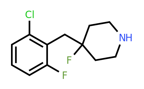 CAS 1565543-09-0 | 4-[(2-chloro-6-fluorophenyl)methyl]-4-fluoropiperidine