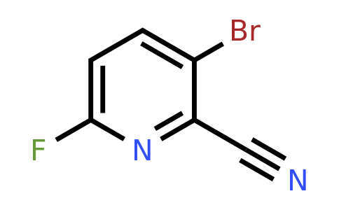 CAS 1565634-54-9 | 3-bromo-6-fluoro-pyridine-2-carbonitrile