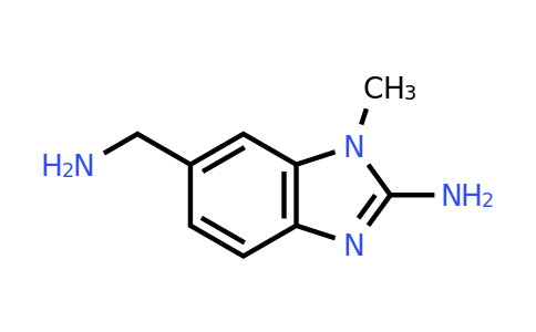 CAS 1565663-25-3 | 6-(aminomethyl)-1-methyl-1H-1,3-benzodiazol-2-amine