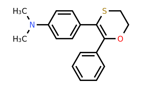 CAS 156574-52-6 | N,N-Dimethyl-4-(2-phenyl-5,6-dihydro-1,4-oxathiin-3-yl)aniline