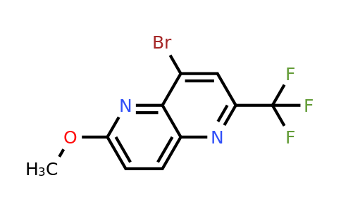CAS 1565779-84-1 | 4-Bromo-6-methoxy-2-(trifluoromethyl)-1,5-naphthyridine