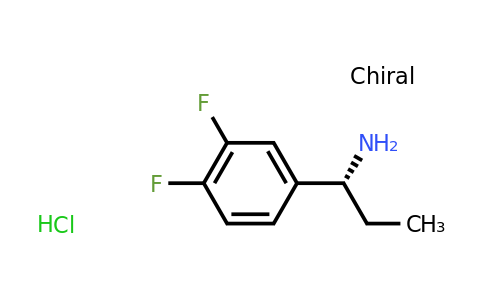 CAS 1565825-89-9 | (R)-1-(3,4-Difluorophenyl)propan-1-amine hydrochloride