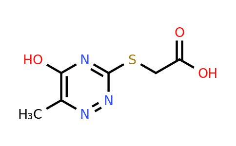 CAS 1566-33-2 | 2-((5-Hydroxy-6-methyl-1,2,4-triazin-3-yl)thio)acetic acid