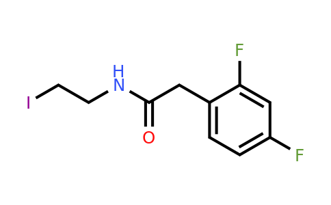 CAS 1566087-07-7 | 2-(2,4-Difluorophenyl)-N-(2-iodoethyl)acetamide