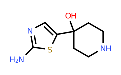 CAS 1566448-06-3 | 4-(2-Amino-1,3-thiazol-5-yl)piperidin-4-ol