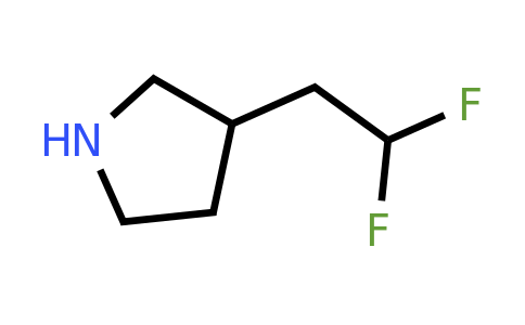 CAS 1566754-28-6 | 3-(2,2-difluoroethyl)pyrrolidine