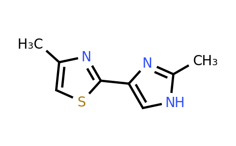 CAS 1566827-20-0 | 4-methyl-2-(2-methyl-1H-imidazol-4-yl)-1,3-thiazole