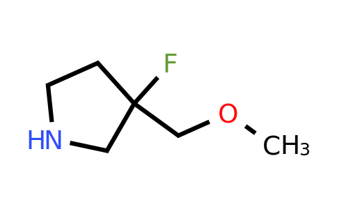 CAS 1567070-60-3 | 3-fluoro-3-(methoxymethyl)pyrrolidine