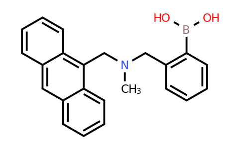 (2-(((Anthracen-9-ylmethyl)(methyl)amino)methyl)phenyl)boronic acid