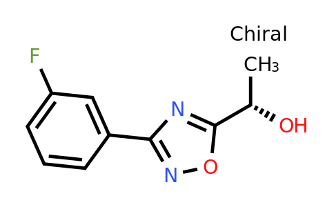 CAS 1568024-49-6 | (1S)-1-[3-(3-fluorophenyl)-1,2,4-oxadiazol-5-yl]ethan-1-ol