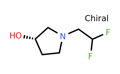 CAS 1568026-19-6 | (3S)-1-(2,2-Difluoroethyl)pyrrolidin-3-ol