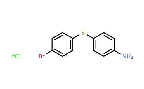 CAS 156813-62-6 | 4-[(4-bromophenyl)sulfanyl]aniline hydrochloride