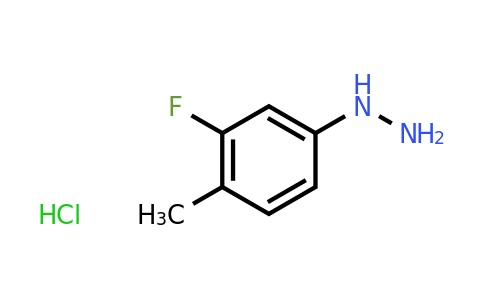 CAS 156941-64-9 | (3-fluoro-4-methylphenyl)hydrazine hydrochloride